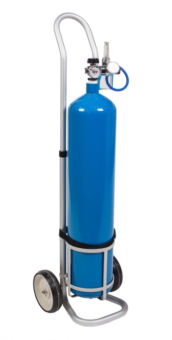 Балон кисневий з візком для транспортування 10 л (1500 л кисню)