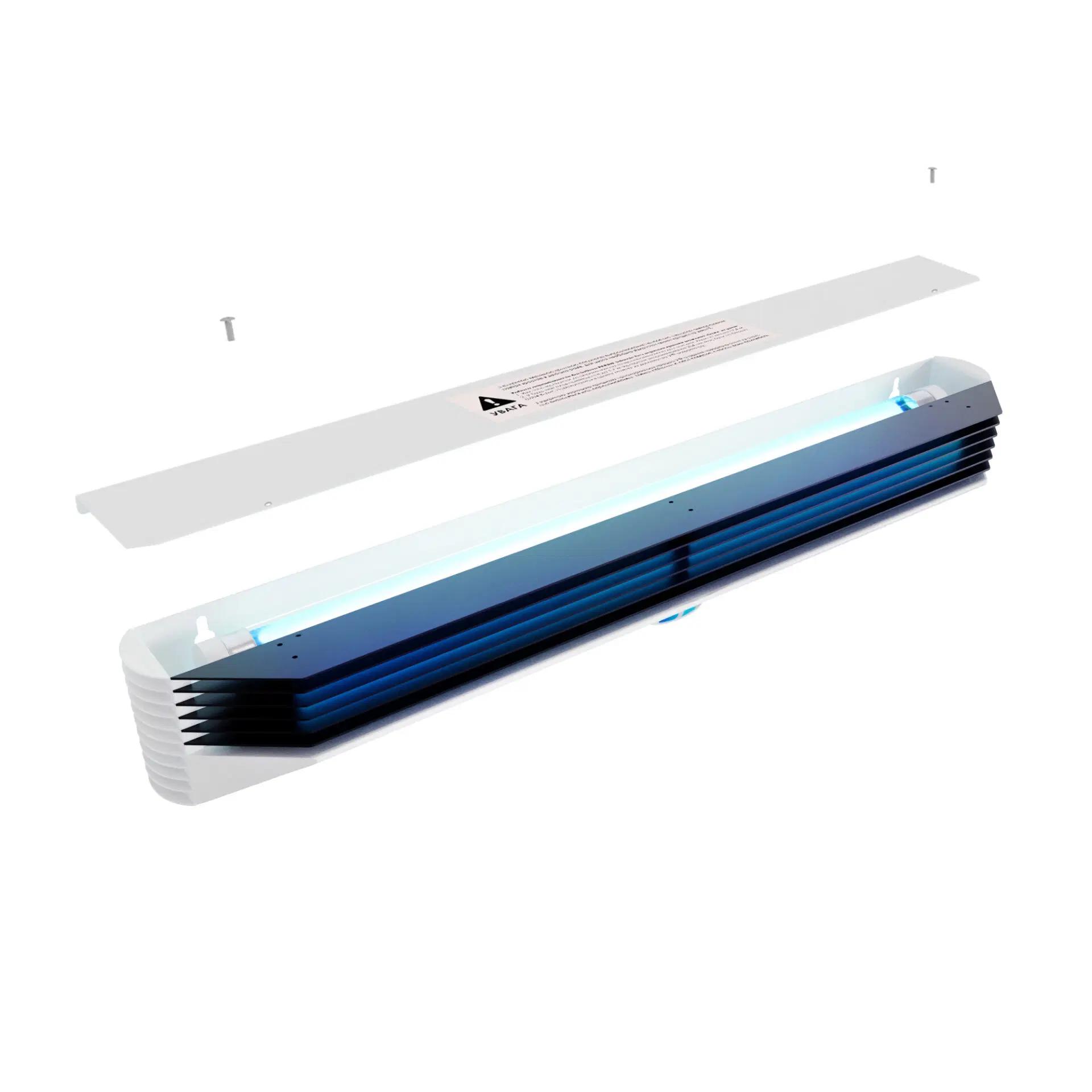Екранований опромінювач з жалюзі BactoSfera EKRAN Jalousie 15x2 FAN - Зображення 3